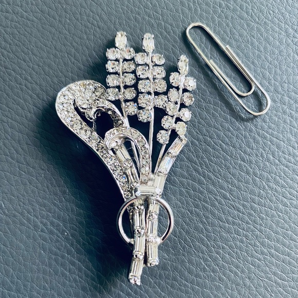 Broche délicate et magnifique Pierres du Rhin - Picture 4 of 4